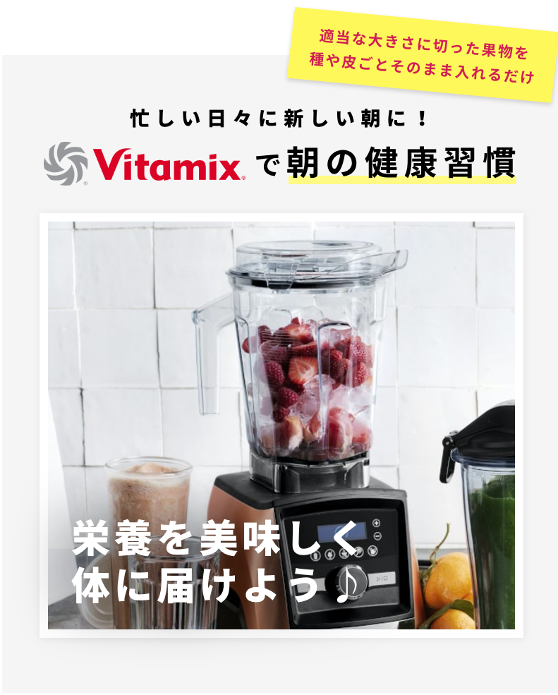 【2021年最新】Vitamix (バイタミックス) 機種一覧比較!